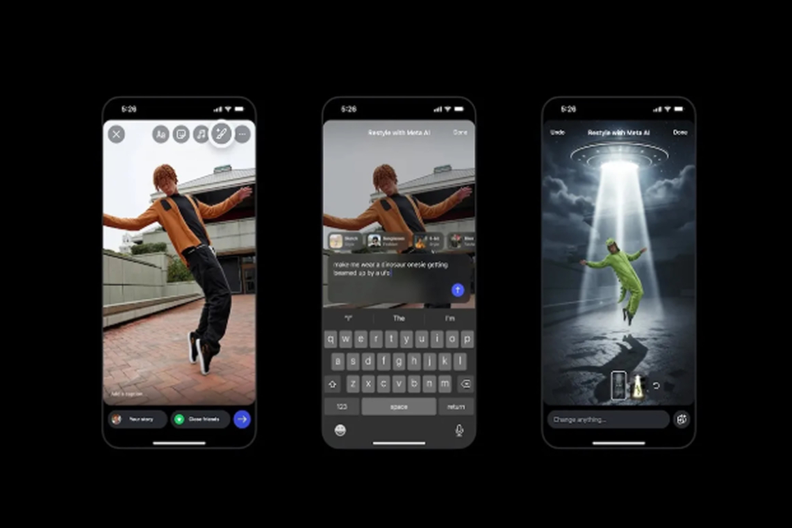 Meta Brings Generative AI Photo and Video Editing to Instagram Stories
