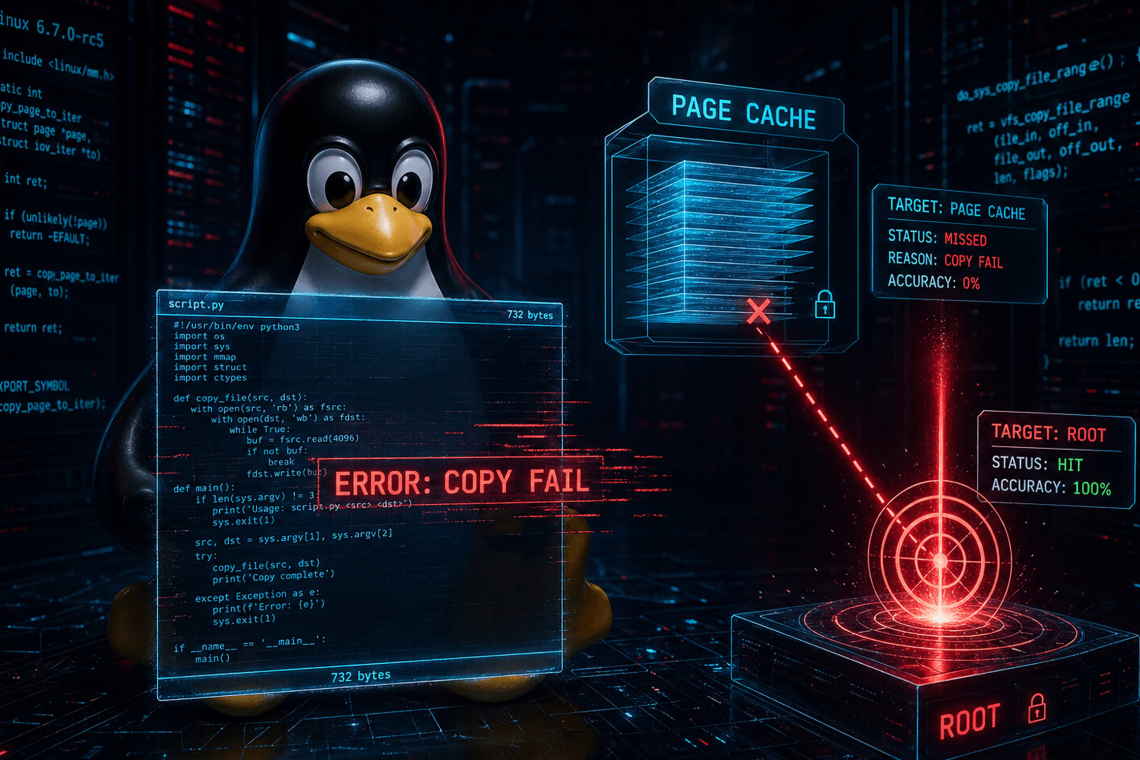 Linux Page‑Cache Corruption Vulnerability Enables Full Privilege Escalation